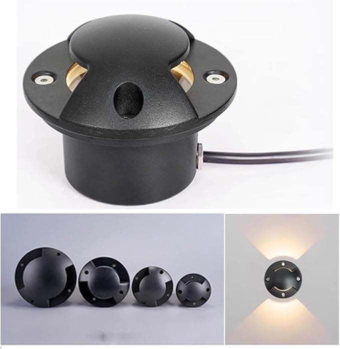 LED Underground Light - IP66 Waterproof Beam Spotlight with 2-Sides Illumination AC85-265V Green 9W &amp Blue 18W Outdoor Buried Lamp