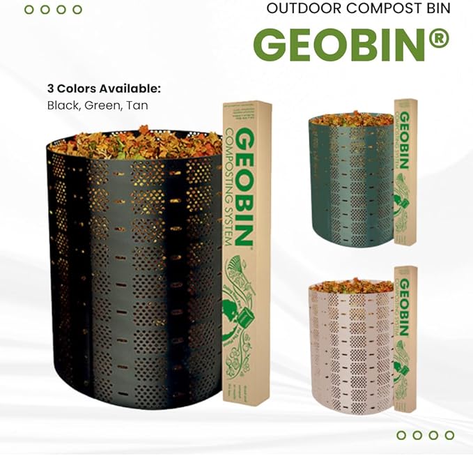 Geobin Compost Bin - 246 Gallon Expandable Easy Assembly Made in The USA Outdoor &amp Backyard Composter