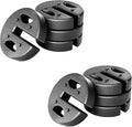 Canopy Weights Set of 8 No-Pinch Design for Easy Setup and Removal 80 lbs - Secure Tents Canopies and Umbrellas for Outdoor Events