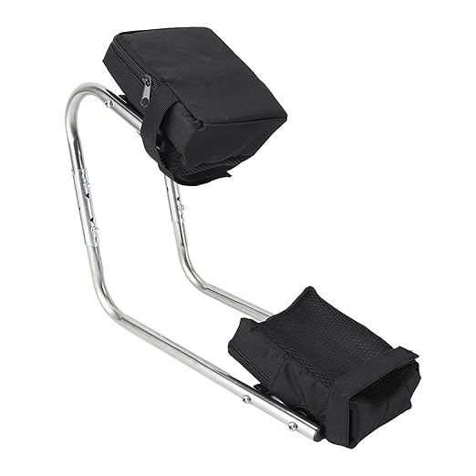 Pssopp Knee Support Tool Ergonomic Stainless Steel Gardening Sit Kneeling Seat Reduce Knee Pressure Ideal for Farmers and Gardeners