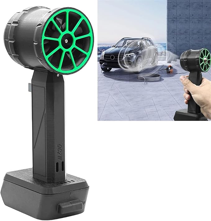 Brushless Motor Dust Blower 50mm Turbo Jet Violent Fan Snow Removal Air Dryer 1000g Thrust Keyboard Cleaning Tools