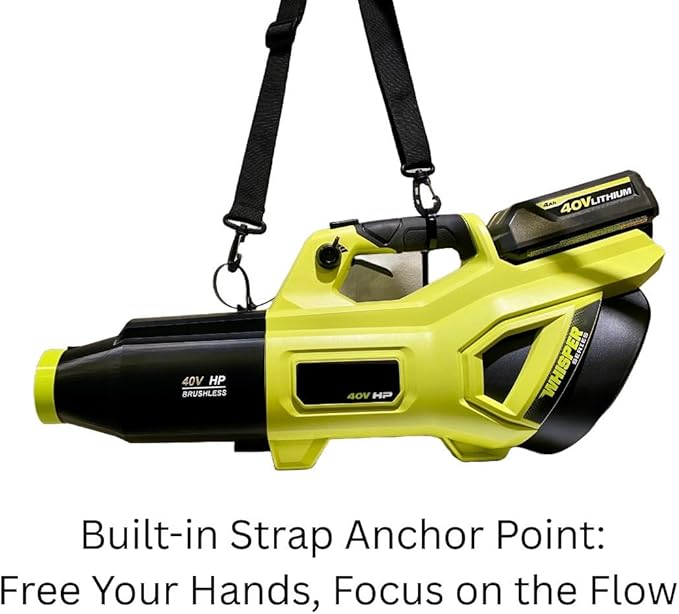 ArloCatcher Car Drying Nozzle for RYOBI Leaf Blower - Durable ABS Body with Soft TPU Tip - Compatible with RYOBI 40V Whisper 730 650 600 CFM Leaf Blowers (not for 800CFM)