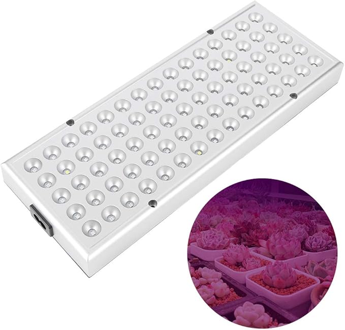 YWBL-WH 75 LED Plant Growth Light Full Spectrum Growing Lights Small and Light with Premium Materials. Suitable for Gardens Greenhouses