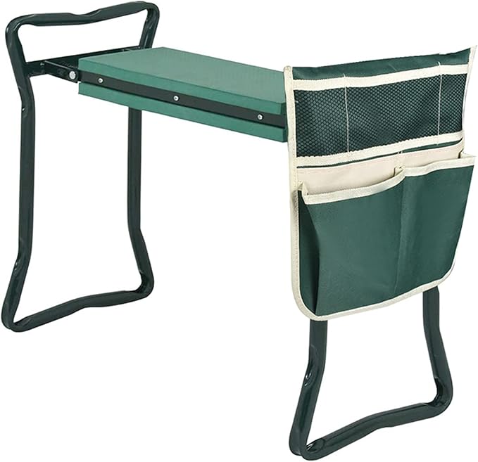 Multifunctional Garden Kneeler &amp Seat - Heavy Duty Folding Kneeling Bench with Handles Ideal for Gardening and Sitting - Perfect Garden Stool for Seniors Women