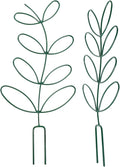 Alasum 2pcs Iron Climbing Plant Support Trellis for Garden Tomatoes and Orchids Green Metal Plant Climbing Rack for Indoor and Outdoor Potted