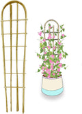 Bamboo TrellisU-Shape Bamboo Trellis4Feet3packfor Climbing Plants Outdoor BambooforClimbing PlantsTomato VegetablesFlowers Beans CucumberIndoor Potted Climb Plants