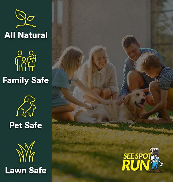 See Spot Run Lawn Protection Concentrate – 32 fl oz – Covers 5000 Sq Ft – Hose-End Attachment – Grass &amp Lawn Saver &amp Supports Healthy Soil – Safe for Pets