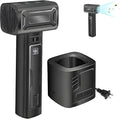 SELFIE CAT 60000RPM Cordless Turbo Dryer Blower for Car 750W &amp 64MM Duct Handheld Leaf Blower with Battery 2.09LB Lightweight Leaf Blowers for Indoor Outdoor Sweeping Patio Lawn Careand Car Dryi