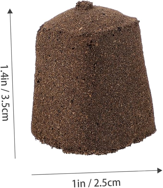 GANAZONO 60pcs Plant Starter Cubes Containers Plant Starter Plugs Potting Soil Peat Moss Blocks Fertilizer Nutrient Blocks