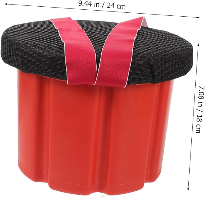 Milisten Portable Small Farming Stool High Plastic Outdoor Garden Seat Lightweight Stable for Hiking Camping and Gardening Use Random Color