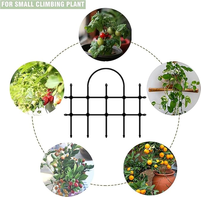 Garden Trellis And Tomato Cages Plant Supports Plant Trellis For Climbing Plants Indoor Outdoor Plant Cages For Flower Vegetable Vines Plant Trellis For Potted Plants(Color:WhiteSize:150cm/59)