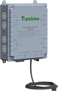 8-Lighting Relay Controller with Trigger Cord 8-Outlet Relay Controller Maximum 8000W for Hydroponics Indoor Double Ended HID Grow Light and Hydroponics System