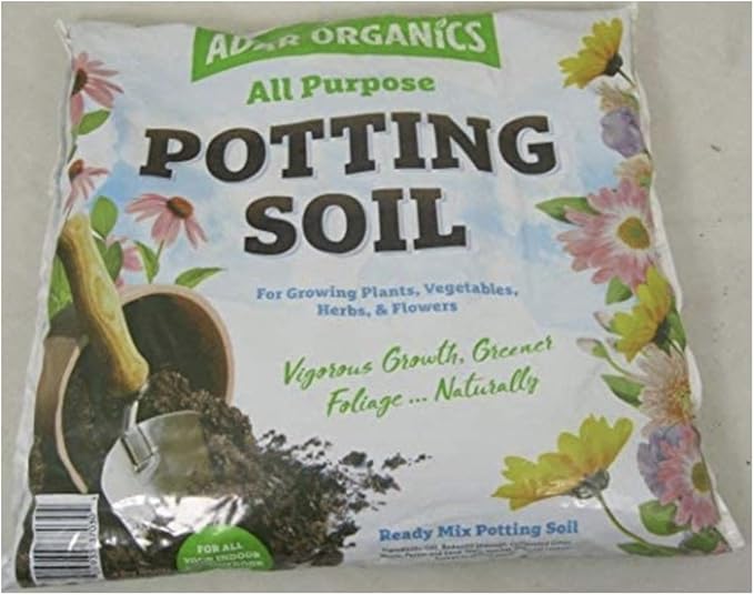 TDST Organic Harvest Potting Mix Soil for Vegetables Herbs and Flowers 4 Quart (Packaging May Vary) (4 Bags) Large Indoor Outdoor Plants with Bonus TDST Pip Starter Kit