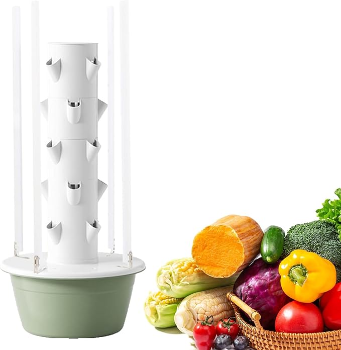 Hydroponics Growing System Vertical Tower Garden Kit for Indoor Plant Cultivation Ideal for Gardening Enthusiasts