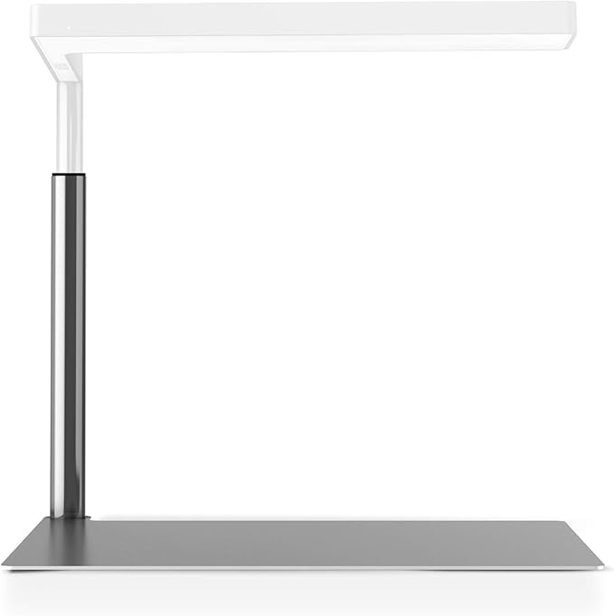 ONF Extension Stand Holder for Flat Nano or Flat Nano Plus Aquarium LED Light Fish Tank Plant Lamp Adjustable Tank Mount Extendable Bracket Fixture Kit (not Including The lamp) (Silver)
