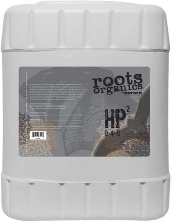 Aurora Innovations Roots Organics ROHP5G HP 0-4-0 Bat Guano 5-Gallon 5 Gallon White