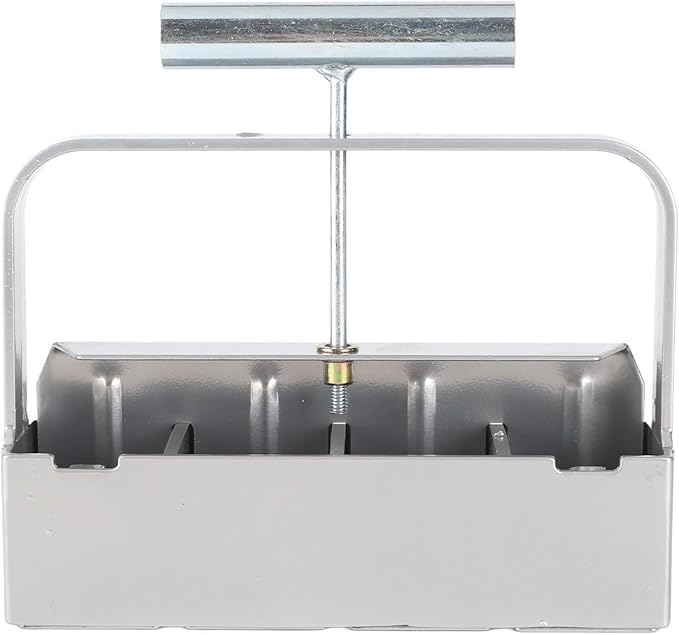 4 Grids Manual Soil Tool for Creating Soil Blocks for Seedlings Ideal for Greenhouse and Home Garden Plant Growing includes Pressure Plate Soil Plug Tray and Accessories
