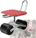 Adjustable 360° Swivel WorkseatRolling Garden Cart with Seat with 2 Wheelsfor Lawn Yard(Black)