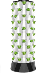 Hydroponic Tower Self-Watering Growing System48/64/80 Plant Vertical Garden Planter Indoor Smart Garden Kit with Hydrating Pump Timer Adapter8floors