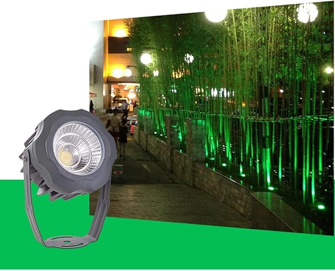 10W/20W/30W Outdoor LED Spotlight Adjustable LED Landscape Spotlights Waterproof COB Landscape Lighting Suitable for Garden Outdoor Pathway Lighting Illumination ( Color : 10W  Size : Green light )