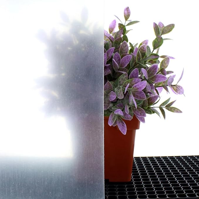 Clear Greenhouse Plastic Sheeting 6-Mil Thickness 4 Year UV Resistant Film for Covering Greenhouses and Many Other Uses 18' x 25'