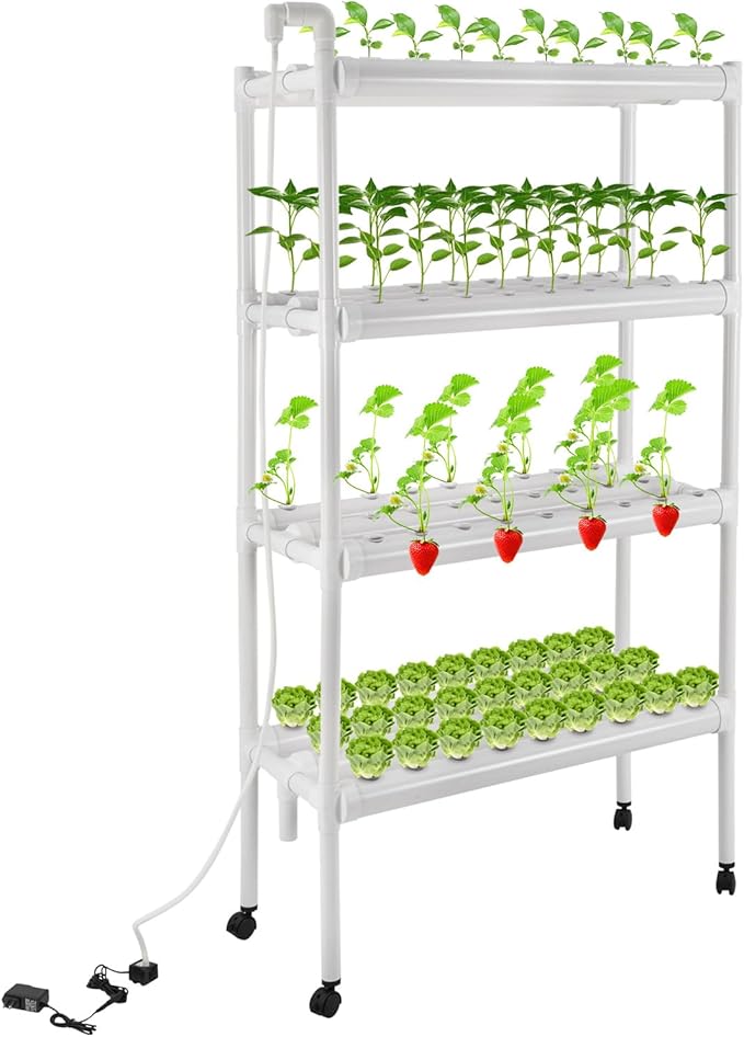 Hydroponic Grow Kit12V Hydroponic Planting Equipment Hydroponic Growing System with Grow BasketsFor Your Home Garden Office
