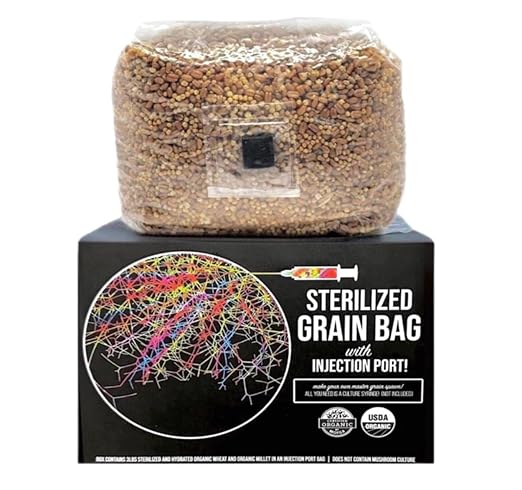 North Spore Wood Lvr &amp Max Yield Bin Monotub Refill Kit | Substrate for Wood Loving Mushroom Species | Sterilized Grain Bag | Coco Coir Substrate | for Use in Max Yield Bin Monotub