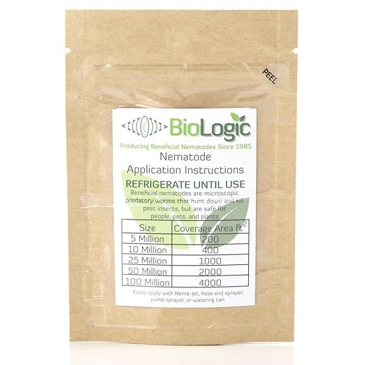 BioLogic's Scanmask Beneficial Nematodes Steinernema feltiae Sf Nematodes for Natural Insect Pest Control (5 Million with Applicator)