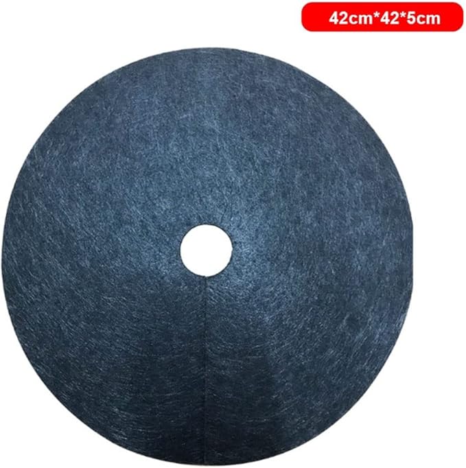 10pcs Tree Protection Weed Mats for Ecological Control Cloth Mulch Ring Round Weed Barrier Plant Cover Outdoor Gardens (Color : 10 pcs 42x42x5)