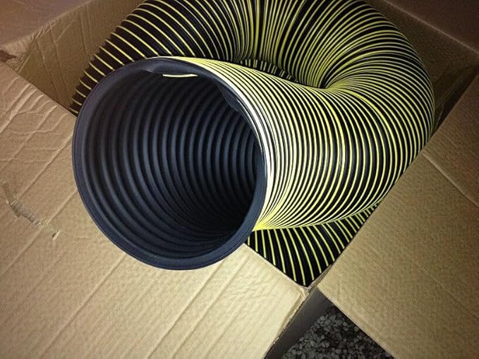 12 Feet Lawn Leaf Truck Loader Vacuum Flexible 12 Inch HoseReplacement for Goat OEM
