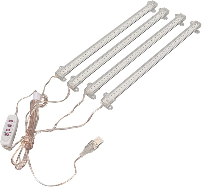 4 USB Plug Pl Grow Light LED Grow Light Indoor Pl Grow Light Dimmable Full Spectrum Grow Light(Red + blue light)