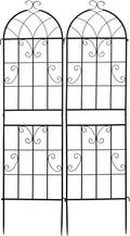 Premium Garden Trellis Sturdy for Climbing Plants for Potted Vines Vegetables 2 Pack