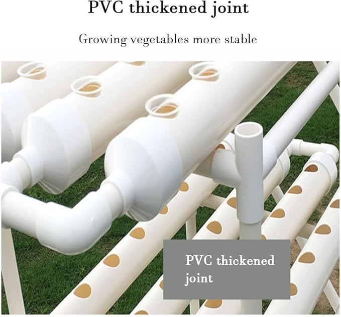 Hydroponics Growing System Tower Garden Hydroponics Growing System Automatic Irrigation System PVC Thickened Joints for Vegetable Fruit Herb