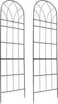 Generic Metal Garden Trellis for Climbing Plants 2 Pack BlackEasy Assembly