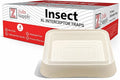 Bed Bug Interceptor Traps – XL White 4-Pack Passive Monitor &amp Detection Trap – Universal Fit for Bed &amp Furniture Legs – Reusable Non-Climbable Wall Pest Control Protection (XL White 4-Pack)