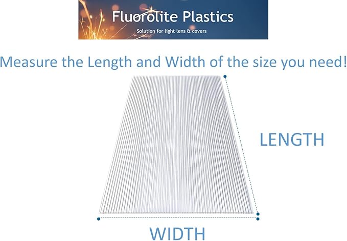 Multi-Wall or Twin Wall | Green House and Garden Panels | Thickness 6MM | 23.75 x 47.75 | Polycarbonate Panels Strong Impact and Shatterproof | Elevator Light Panels | Color: Clear