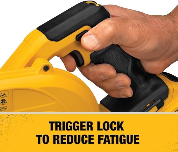 DEWALT 20V MAX Blower 100 CFM Airflow Variable Speed Switch Includes Trigger Lock Bare Tool Only (DCE100B)