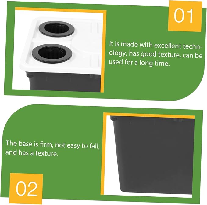 POPETPOP Soilless Culture Barrel for Hydroponics Versatile Planting Bucket for Vegetables Fruits Greenhouses for Home Gardening Balcony Projects