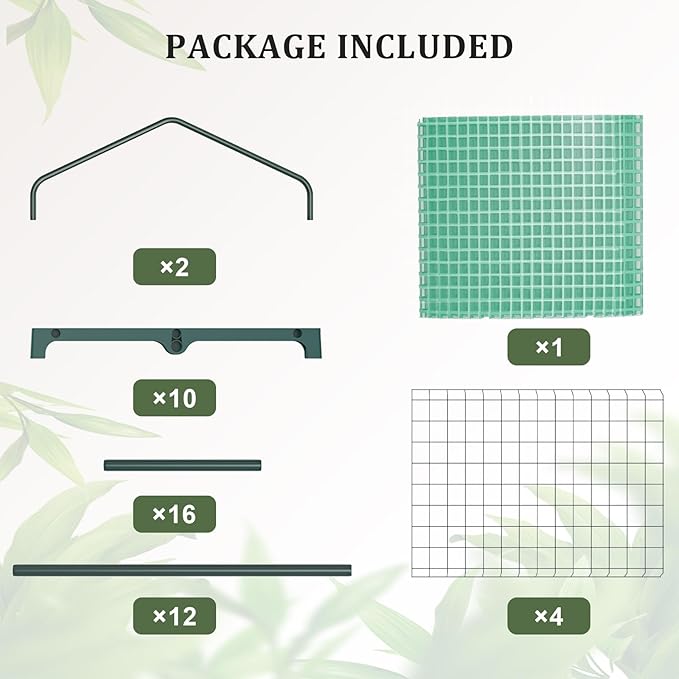 Greenhouse for Indoor Outdoor Small Plastic Plant Green House 4-Tier Rack Stand Portable Greenhouses with Durable PE Cover for Seedling