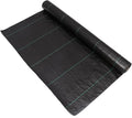 Weeds Barrier Fabric Garden Weeds Control Fabric Heavy Duty Woven Ground Cover Weed Barrier Weeds Control Fabric Mat for Garden Raised Bed Landscaping Black(6x50ft)