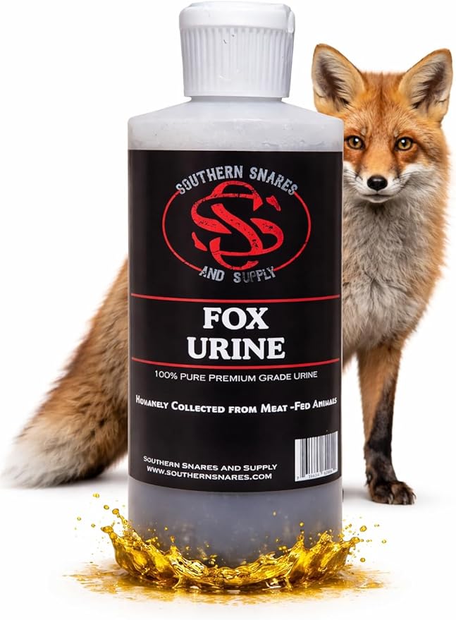 Fox Urine Southern Snares Pure 16 oz Red Fox Urine Predator Urine Animal Repellent Fox Pee Trapping Lure