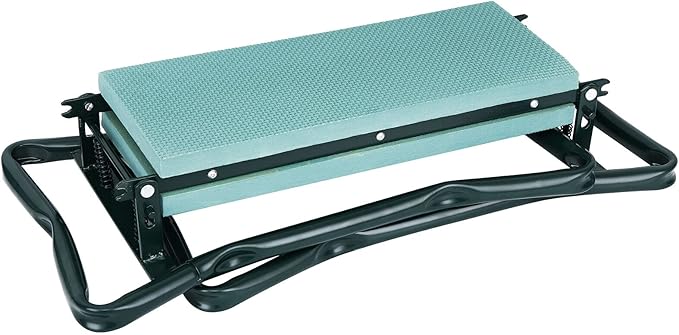 Folding Garden Kneeler Bench Kneeling Soft Eva Pad Seat with Stool Pouch