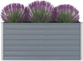 Raised Garden Bed Raised Planter Beds Outdoor with Legs Planter Box Raised er Beds for Vegetables Planter Raised Beds Planter Boxes Outdoor 63x31.5x30.3 Galvanized Steel Gray