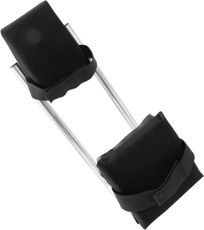 Gardening Knee Seat Labor Saving Kneeling Seat with EVA Pad Anti Numbness Leg Brace for Gardening Fishing Floor Cleaning High Load Bearing Portable Kneeling Seat for Repair Work (Black)