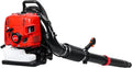 Leaf Blower Gas Powered 52-75CC Gas Powered Backpack Leaf Blower with 2/4-Stroke Engine 750/900CFM Powerful Snow Blower for Lawn Care Yard Dust Debris (Red - 75CC - 4 Stroke)