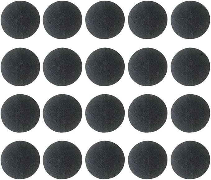 20pcs Cover Weed Control Indoor Mat Multifunctional Tree Mulch Ring Non Woven Fabric for Outdoor Degradable Reusable Root Protection (Color : Black)