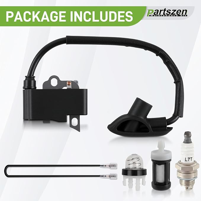 4244 400 1303 Ignition Coil Fit for Stihl BR350 BR350Z BR430 BR430Z BR450 SR430 SR440 SR450 Blower with Primer Bulb Fuel Filter Spark Plug