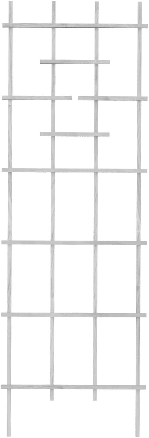 Panacea 83736 72 White Wood Ladder Trellis