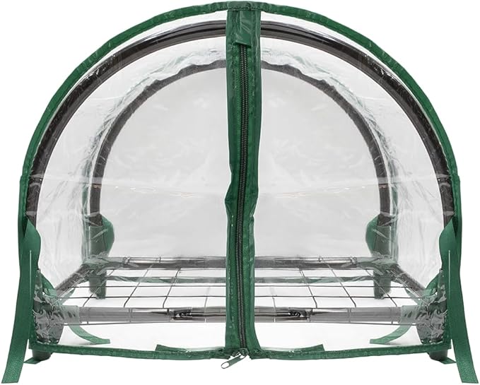 Zenport SH3270-12.5 1-Foot High Balcony Greenhouse for Protected Patio Mini Clear