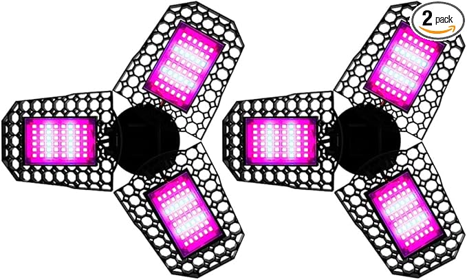 WENNI 2Pcs 200W LED Indoors Planting bulbs100-277V Full Spectrum Seeds Hydroponic Lamp E27/E26 Indoors Greenhouse Tent Vegetable Fruits Fill Lights 110V Flowers Potted Succulent Cultivation Lighting